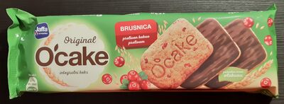 CRV.KEKS O'CAKE BRUSNICA JOG.PRELIV 152G