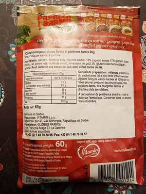 60G VITAMIN ZACIN SARMA PAP-STAND.-VAR.