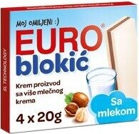 ČOK.EUROCREM BLOK MILKY 4*20g 80g