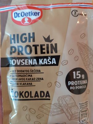 OVSENA KAŠA HIGH PROTEIN ČOKOLADA 64G DR OETKER