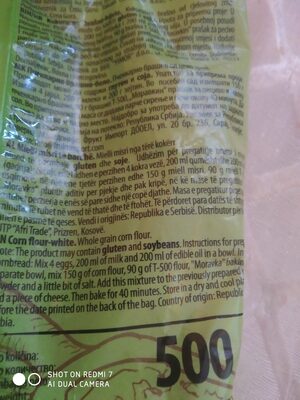 KUKURUZNO BRASNO BELO 500g MORAVKA
