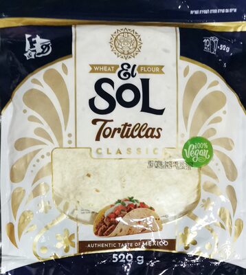 TORTILJA EL SOL 10/1 520G
