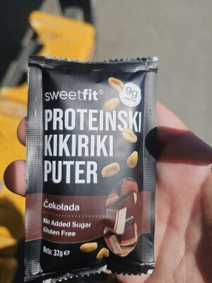 PUTER KIKIRIKI PROTEINSKI ČOKOLADA 32G SWEETFIT