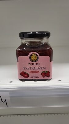 DŽEM OD JAGODE EKSTRA 350GR ŽUTI LIST