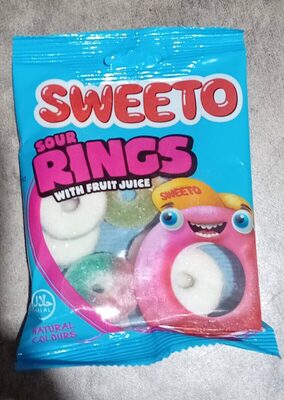 BOMBONE GUMENE PRSTENOVI SWEETO 80G