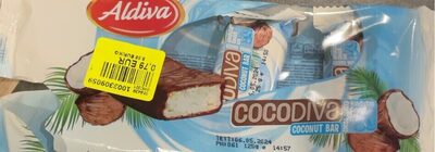 ČOKOLADA COCODIVA SA KOKOSOM MULTIPAK 5X25G