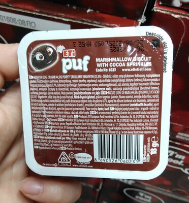 ETI PUF COCOA 18G