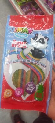 JIMMY Sour BELTS - kisele trake 75g