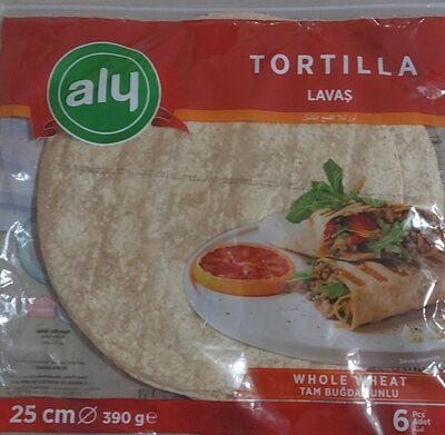 TORTILJA CELO ZRNO 25CM 6KOM 390G ALY