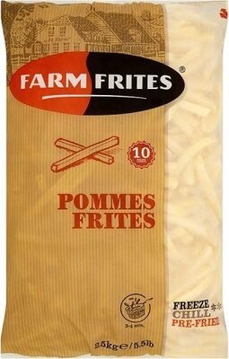 POMMES FRITES A KLASA 10/10 2,5 kg FARM FRITES
