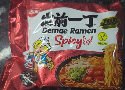 INSTANT NUDLE SA MEŠAVINOM ZAČINA LJUTE RAMEN 100G NISSIN