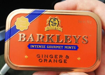 BARKLEYS MINTS GINGER ORANGE 50G
