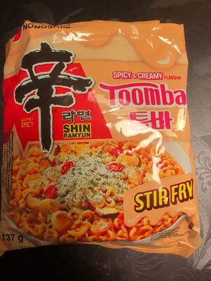 INSTANT NUDLE SA MEŠAVINOM ZAČINA KREMASTE I LJUTE TOOMBA 137G NONGSHIM