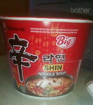 NUDLE SHIN BIG BOWL SPICEY 114GR NONG SHIM