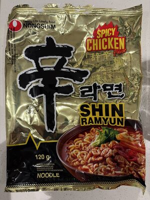 INSTANT NUDLE SA MEŠAVINOM ZAČINA UKUSA PILETINE I ČILI PAPRIKOM 120G NONGSHIM