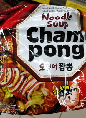 INSTANT NUDLE SA MEŠAVINOM ZAČINA UKUSA MORSKIH PLODOVA CHAMPONG 124G NONGSHIM