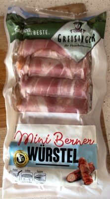 HRENOVKA S PANCETOM 250 g MINI BERNER C.A.K