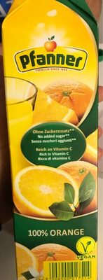 Pfanner Sok naranča 100% 1 l elopak