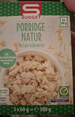INS.KAŠA S-BUDGET NATUR 5x60 g
